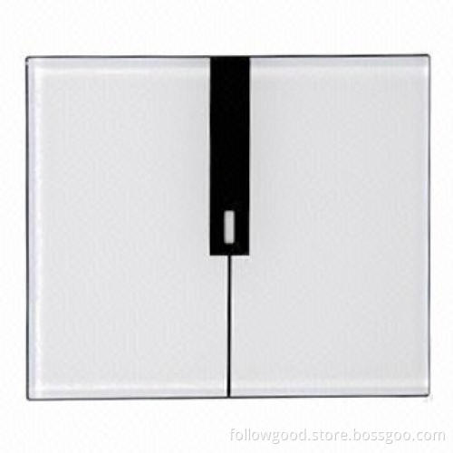 1-gang Touch Panel for Z-wave Smart Home System, Crystal Glass Piano Key Feature